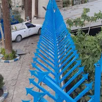 حفاظ روی دیوار شاخگوزنی میلگردی ،بوته ای،در پنجره|خدمات پیشه و مهارت|مشهد, الهیه|دیوار