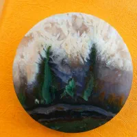 سنگ شجر تابلو نقاشی|کلکسیون اشیاء عتیقه|فسا, |دیوار