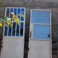 درب دو لنگه پذیرایی نو.با چهارچوب و دو عدد پنجره|مصالح و تجهیزات ساختمان|بوشهر, |دیوار