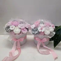 گیفت ،باکس گل  جاودان .هدیه.کادو.