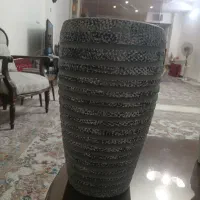 گلدان سفالی کشیده