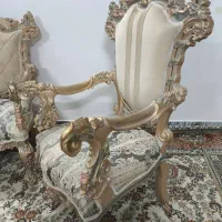 مبل سلطنتی ۷نفره کامل چوب