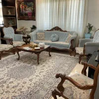 سرویس مبل هفت نفره و میز ناهارخوری