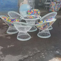 میز و صندلی فرفورژه بامبو باغی