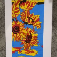 کار با گواش رنگ های مکمل ده گرافیک|تابلو، نقاشی، عکس|سمنان, |دیوار