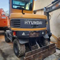 مینی بیلR60 هیوندا لاستیکی