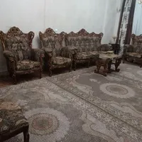 مبل استیل،سلطنتی از چوب اصل گردو|مبلمان خانگی و میز عسلی|ماهدشت, |دیوار