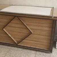 میز مدیریت‌و‌سینک‌وزیر ظرفشویی وکابینت یک در