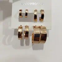 پک چهارجفتی گوشواره استیل رنگ ثابت ۳۰۰هزار|بدلیجات|ایرانشهر, |دیوار