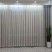 پرده پذیرایی پانج طرح پتینه با متریال درجه یک|پرده، رانر، رومیزی|فردیس, منظریه|دیوار