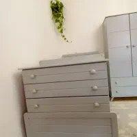 تخت کودک ونوجوان همراه با کمد|تخت و سرویس خواب|قرچک, باقرآباد|دیوار