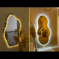 انواع آینه دفورمه آینه تاچ و بک لایت و آینه تراش|آینه|کرج, شیخ آباد|دیوار