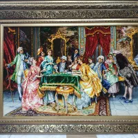 تابلوفرش دستبافت پاسورباز/فروشگاه ماندگار نقداقساط|تابلو فرش|تهران, بوستان جنگلی لویزان|دیوار