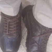 کفش چرم اسپرت برند (شاهین)سایز ۴۵