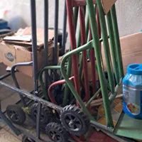 گاری دوچرخ یاچرخ دستی آکبند وگوشی سامسونگ ساده