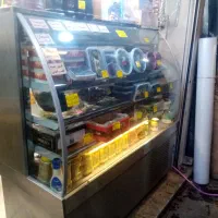 یخچال ویترینی شیشه خم