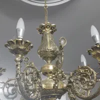 لوستر برنزی ۵شاخه