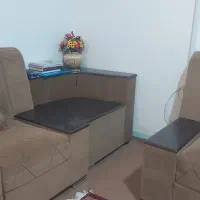 مبل ۸نفره قهوه ای