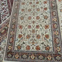 دو تخته فرش ۶ متری و یک کناره ۱در۲طرح ابریشم ‌|فرش|زنجان, |دیوار