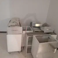 کابین فلز درب آمدی آف هود و سینک شیر کامل|جاکفشی، کمد، دراور|هشتگرد, شهرک بوستان|دیوار
