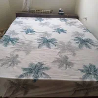 تخت دونفره۱۶۰ با تشک طبی فنری رویاال و جک زیر تخت|تخت و سرویس خواب|تهران, کاج|دیوار