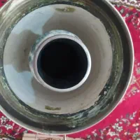 سماور گازی مجلسی تمام برنز سفید سنگین وزن|سماور، چای‌ساز، قهوه‌ساز|سهند, |دیوار