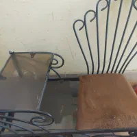 میز تلفن فرفورژه کاملا سالم