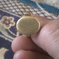 انگشتربسیارعتیقه قدمت دار بانوشتاری عجیب