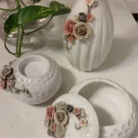 مجموعه سرامیک گل برجسته