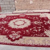 فروش دوتخته فرش ماشینی ویه کناره و یه فرش دستباف