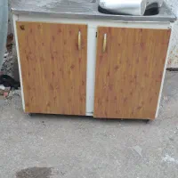 سینگ ظرفشویی کابینت دیواری وزمینی با شیر آلات