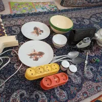 وسایل قدیمی تلفن   ورانر و انگشتر با نگین عقیق