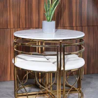 میزو صندلی ناهارخوری فلزی کد161|میز و صندلی غذاخوری|همدان, |دیوار