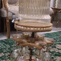 کلمن شربت جام لیوان شیشه ی