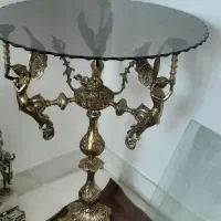 مجسمه و میز فرشته برنز جنس قدیمی