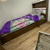 تخت تک نفره چوبی