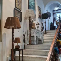 آباژور مکرومه ، آباژور ایستاده دست‌ساز و سفارشی