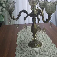 شمعدانی رو میزی کاملا نو و کم استفاده شده