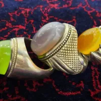 سه عدد انگشتر فدیوم کلکسیونی|جواهرات|فردوسیه, |دیوار