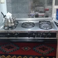 اجاق گاز فر دار تمام استیل سینجر