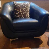 دو عدد مبل چرم