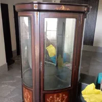 بوفه معرق و میز تلویزیون شیشه ای سالم|بوفه، ویترین، کنسول|پرند, فاز ۶|دیوار