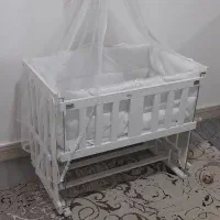 تخت وگهواره کنار مادری mdf|تخت و صندلی بچه|ضیاء آباد, |دیوار