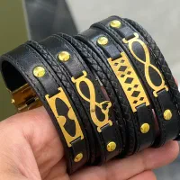 ساخت پلاک سفارشی و دستبند چرمی