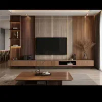 طراحی و اجرا مدرن ترین تی وی وال