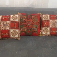 کوسن دو جفت مخمل|رختخواب، بالش، پتو|رشت, حمیدیان|دیوار