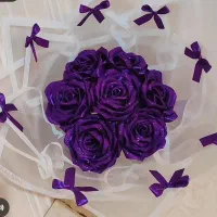 ۷ شاخه رز فول شاین بنفش