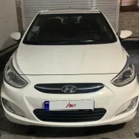 هیوندا اکسنت ۹۷ سفید بسیار تمیز