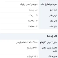 موتور سیکلت مگلی ۲۰۰ سی سی ۱۴۰۳