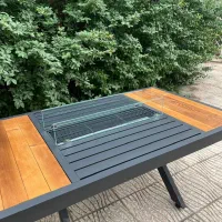 آتشدان میز آتشکده گازی با برنر (گرما بسیار زیاد)